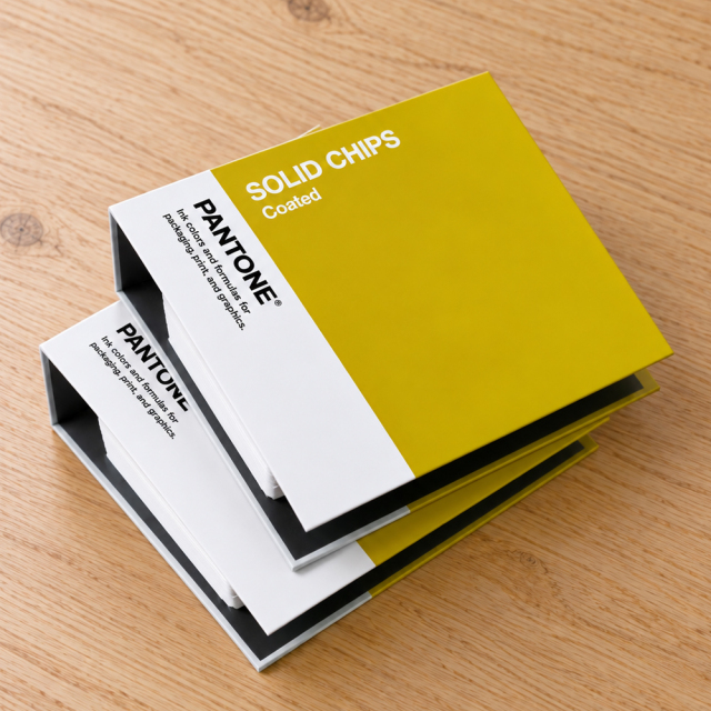 PANTONE ソリッドチップス 2冊組 コート紙 上質紙 正規品 最新版