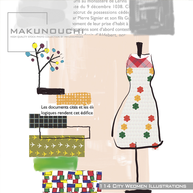 Makunouchi 114 City Women Illustrations