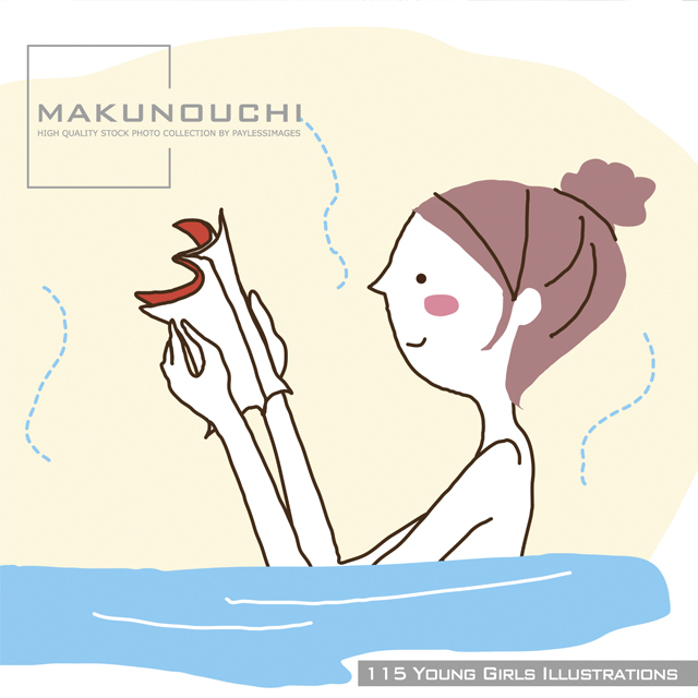 Makunouchi 115 Young Girls Illustrations