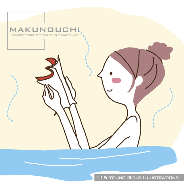 Makunouchi 115 Young Girls Illustrations