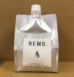 人と環境にやさしい「最強」除菌・消臭剤　REMO.　800ml詰め替えアルミパウチタイプ