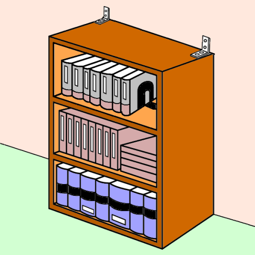 家具転倒防止具ｌ字型金具 サバイバルファースト 有限会社 岩本商事