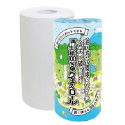 再生紙100％のウエスロール(100本/箱)