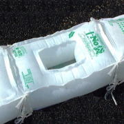 土の要らない、緊急型どのう袋！土Ｎｏ袋新箱型