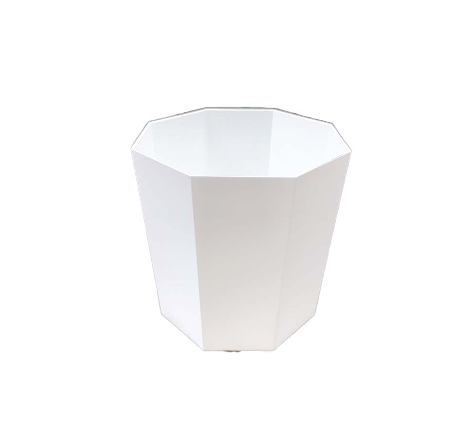 プラ鉢　4Y　白　10個セット　八角形　多肉　サボテン　山野草