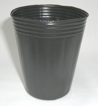 ポリポット深型　6cm　黒　100個