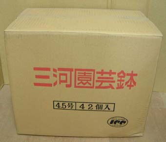 洋蘭　素焼き鉢　4.5号　42枚　【送料無料】