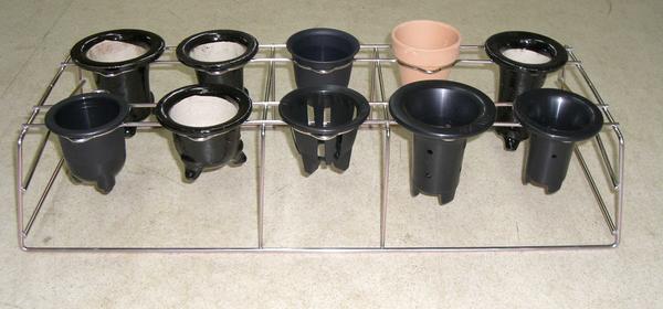 富貴蘭用　置き掛け枠　10個掛け　3.0-3.3号用