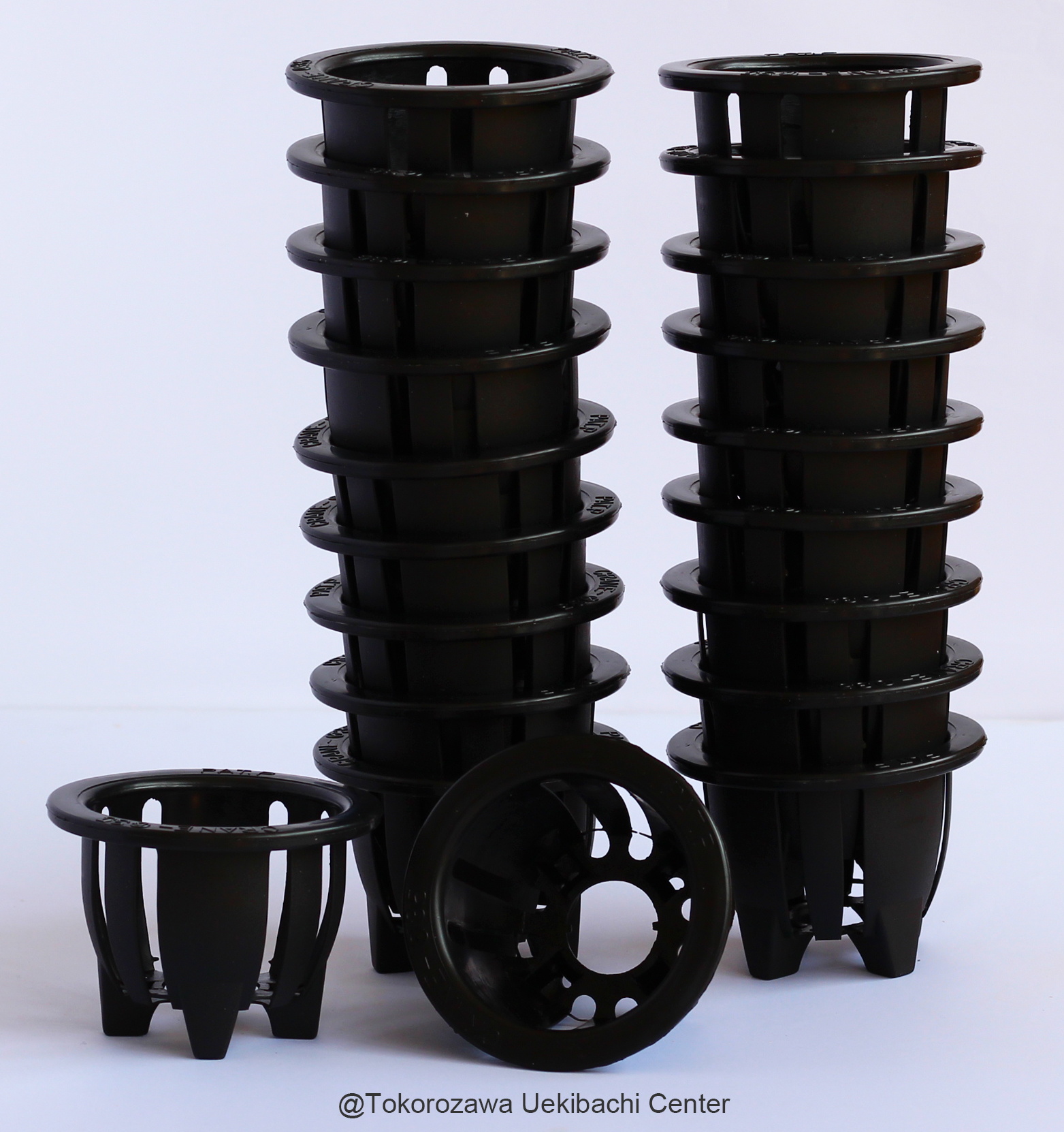 富貴蘭プラ鉢　3.0号   Plastic flowerpot for Vanda falcata  3.6 x 3.6 inches (9 x 9 cm)