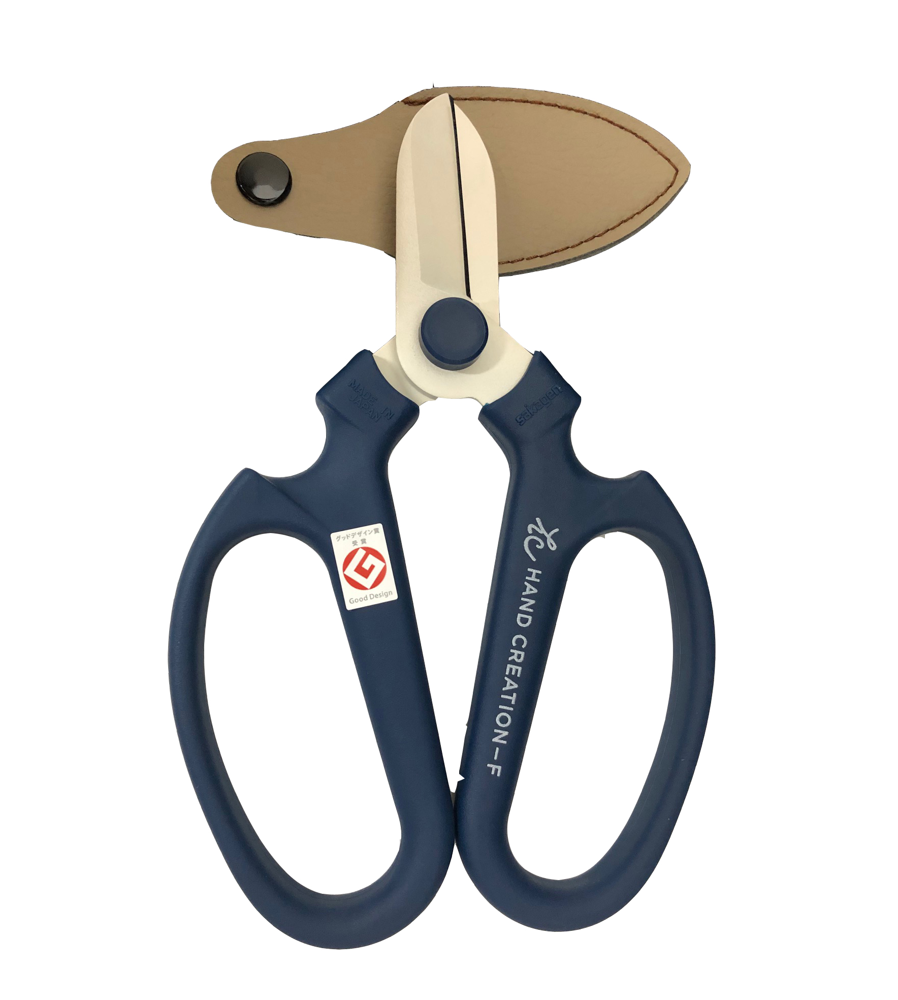 坂源 ハンドクリエーション 古流タイプ ブルー（青）　 F-170　刃先を守る保護キャップ付き　/ネコポス便送料無料