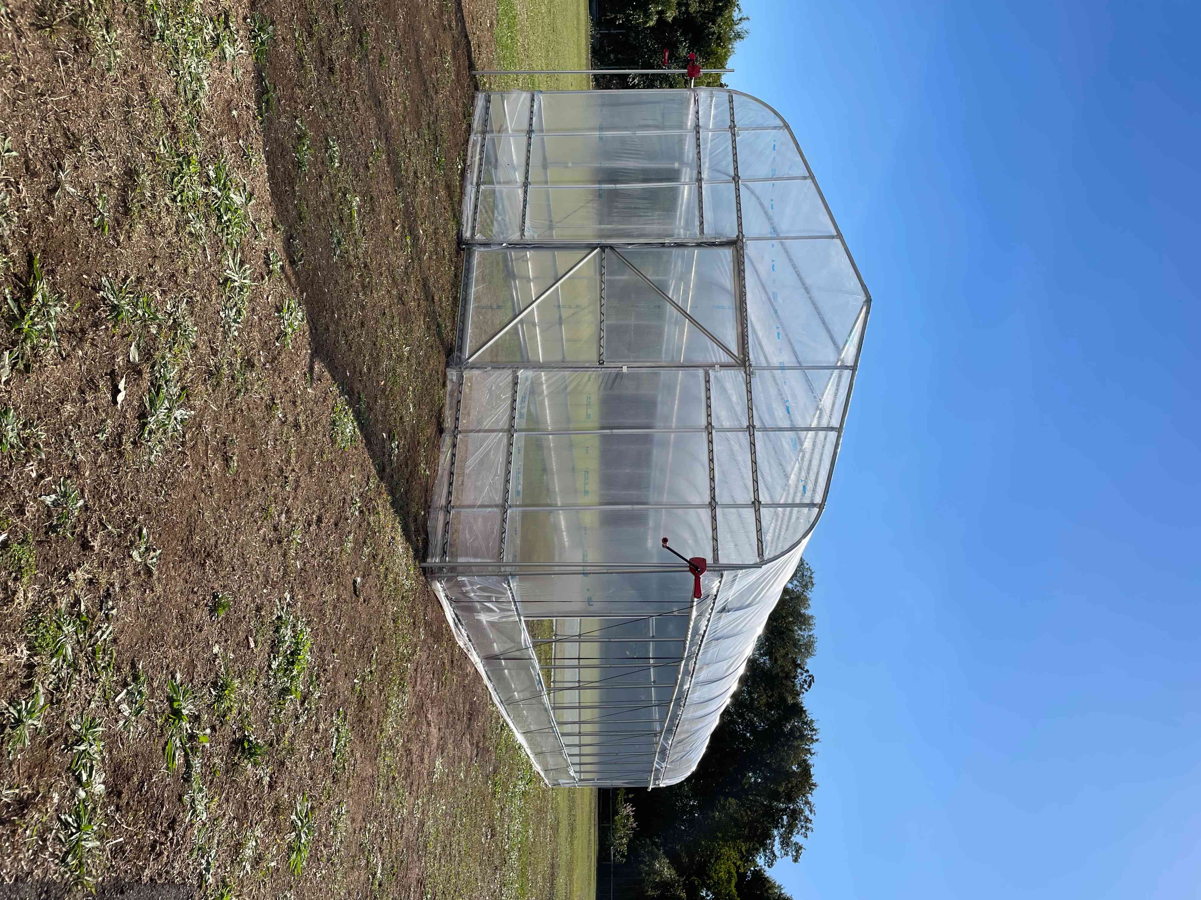 ヒロガーデン10 東都興業 ビニールハウス （スライドドア使用）10坪　換気セット付　3.6ｍｘ9.1ｍｘ高さ2.5ｍ（北海道・沖縄・離島は別途送料発生）