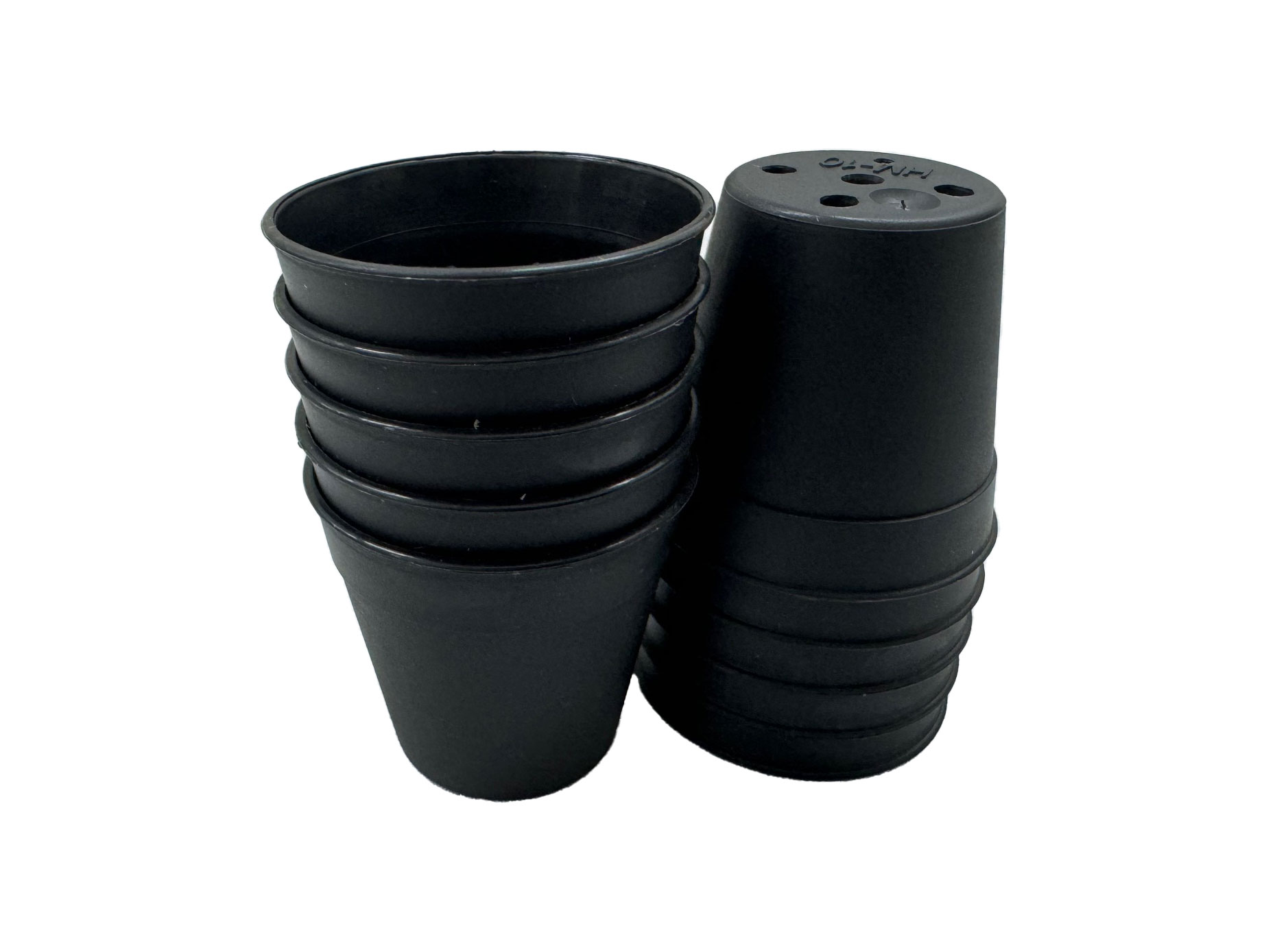 HM-10　1寸鉢　黒色　10個セット　3.5ｃｍ（内径3.3ｃｍ）　プラ鉢　ミニ鉢　多肉　苗　高さ3.5ｃｍ　一寸鉢