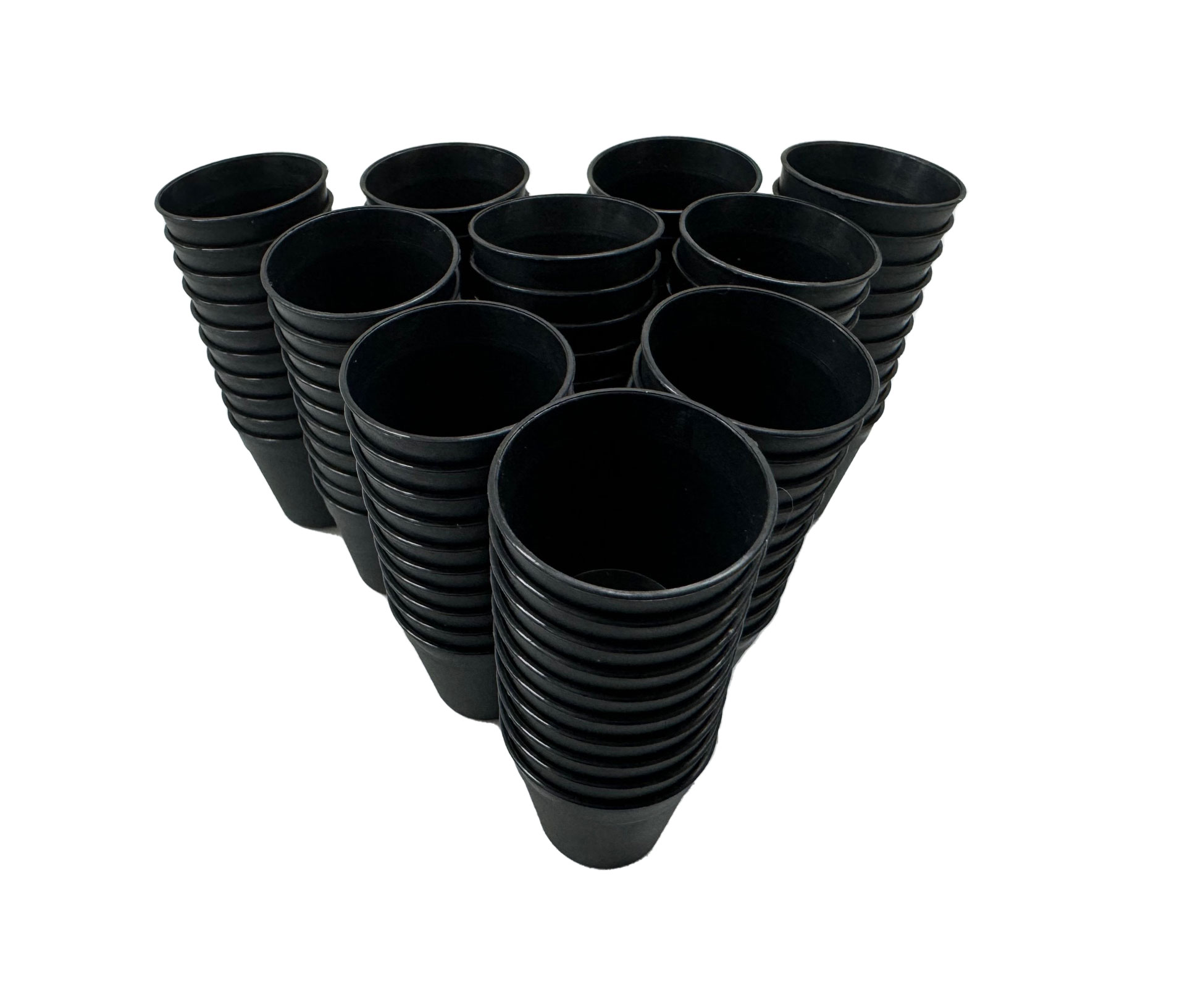 HM-10　1寸鉢　黒色　100個セット　3.5ｃｍ（内径3.3ｃｍ）　プラ鉢　ミニ鉢　多肉　苗　高さ3.5ｃｍ　一寸鉢