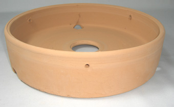 素焼き鉢　皿鉢　9号