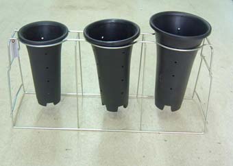 寒蘭専用　蘭掛け　5.5-6.5号用　3個掛け　寒蘭　掛 63x19.5x29.2cm(H)