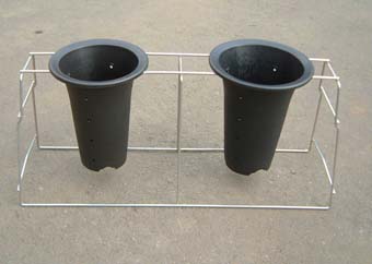 蘭掛け　7号用　2個掛け　新品　春蘭　寒蘭 63.5x19.7x28.4(H)