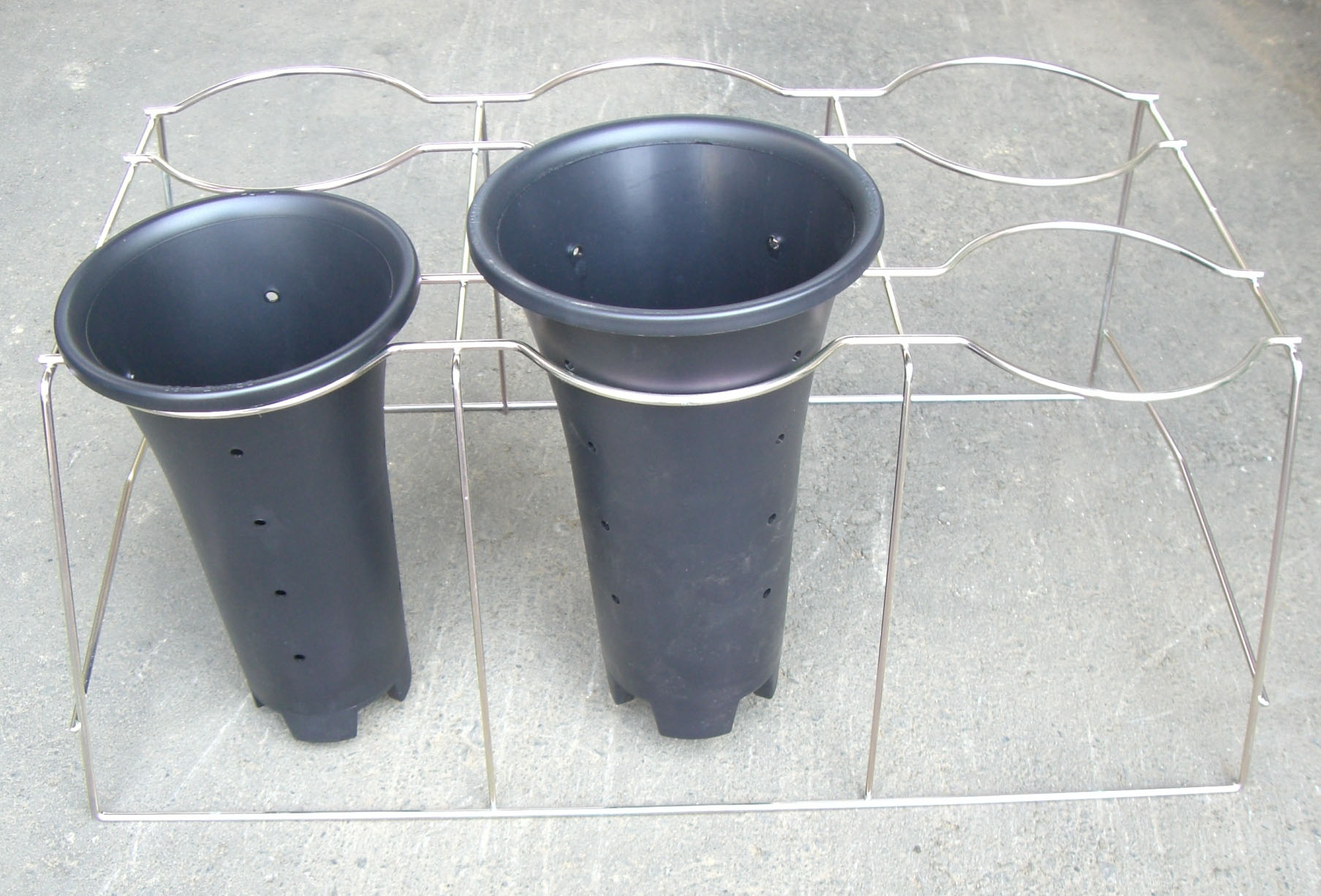 寒蘭専用　蘭掛け　6-6.5号用　6個掛け　寒蘭　掛 63x35.5x27cm(H）