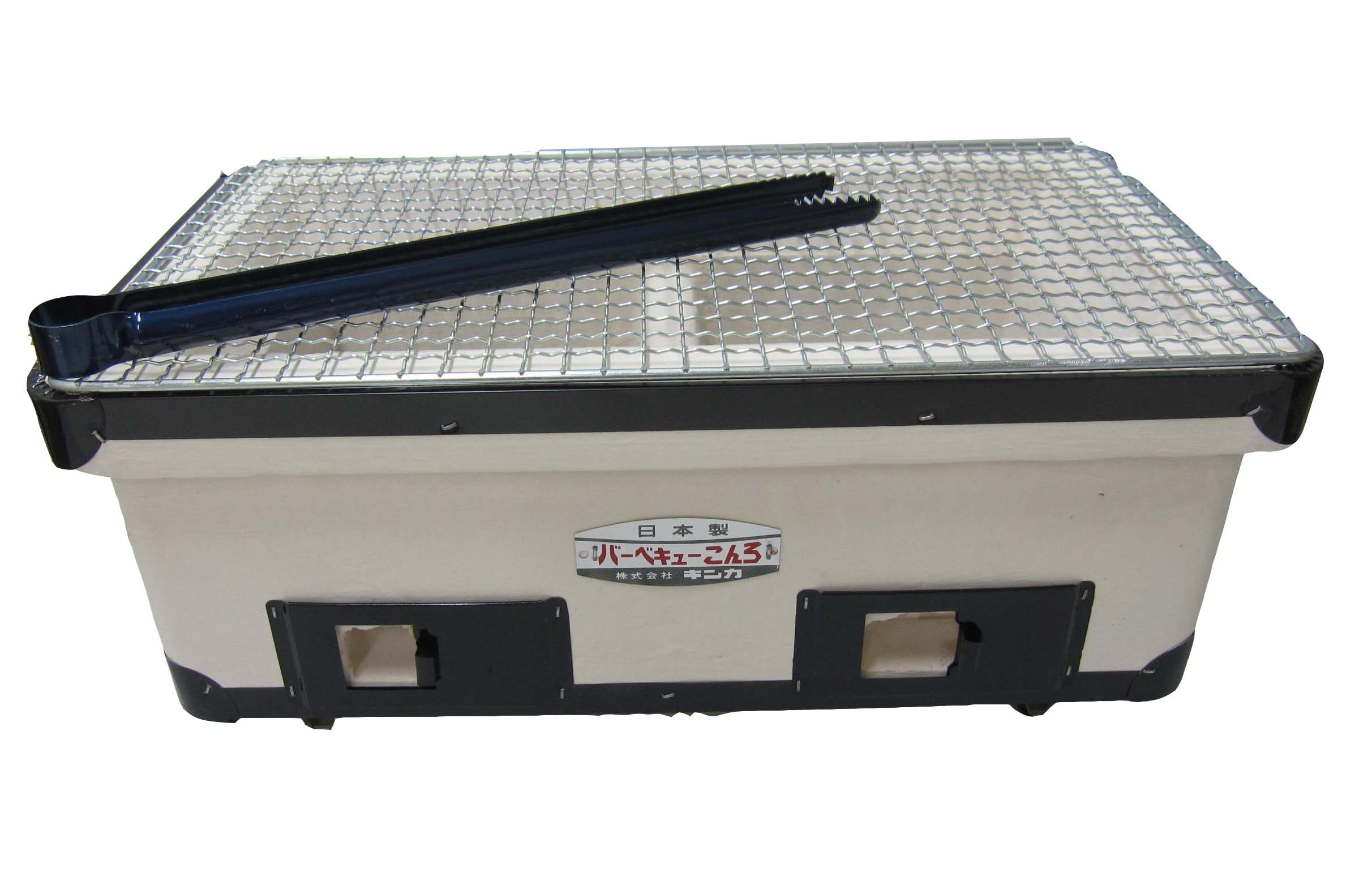 バーべキューコンロ　角型　BBQ　珪藻土コンロ 七輪　災害用品