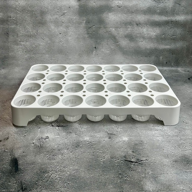 空中ポットレストレー 6.3cm 28穴 White 脚無