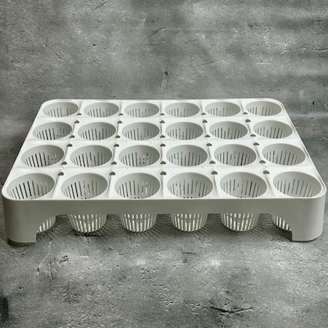 空中ポットレストレー 7cm 24穴 White 脚無