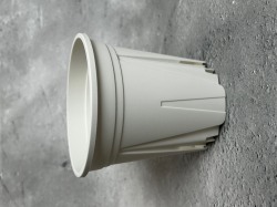 すくすくいい根ポット  3.5号 白 (WH)1個 進化したスリット鉢　