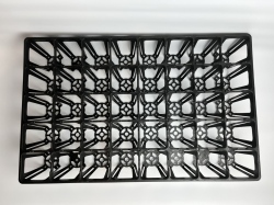 深型システムトレー　40穴　75CSL　黒　角深型　EG-75L/KS-75対...