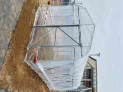 ヒロガーデン4 東都興業 ビニールハウス （スライドドア使用）4坪 換気