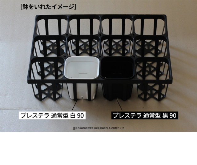 システムトレー　12穴　90CS ハーフ　黒（ブラック）　プレステラ90対応