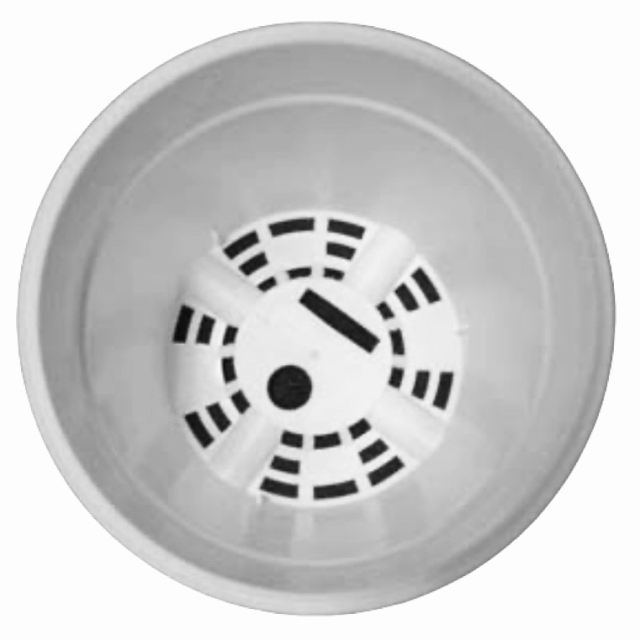 ①【処分価格】新品 鉢B-40直径33㎝高さ35㎝白 10個売り プラスチック