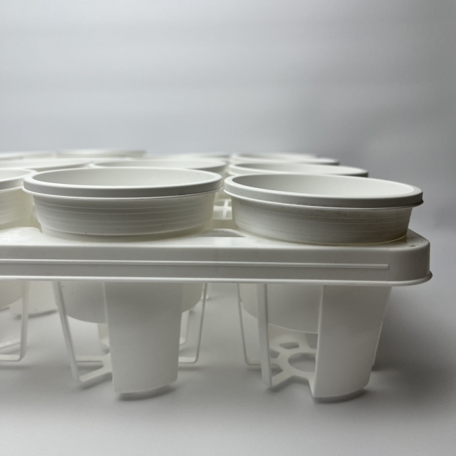 A-30S 浅型白 24個セット + 専用トレーPMT-24付き トレーセット