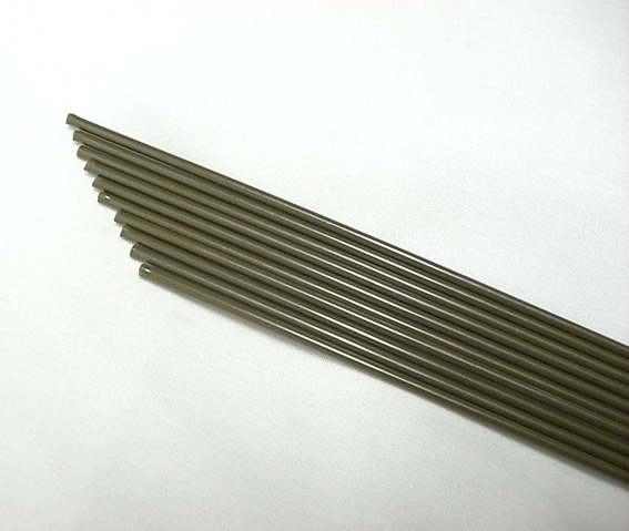 【送料無料】　ブラウン鉄線 茶色　4.0mm 1メーター 10本 蘭支柱 洋蘭 胡蝶蘭