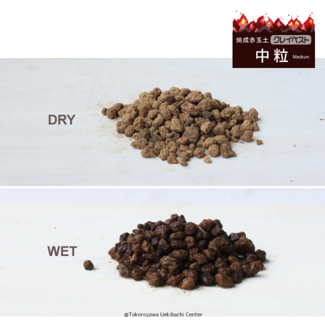 焼成赤玉土 クレイベスト 中粒