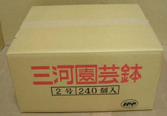 洋蘭　素焼き鉢　2.0号　240枚　【送料無料】板倉製陶