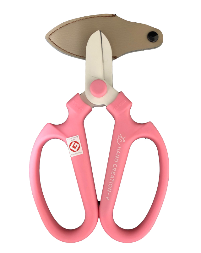 坂源 ハンドクリエーション 古流タイプ ピンク色（桃） F-170 刃先を