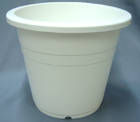 プラ鉢　PT-70 18cm　白　10個セット