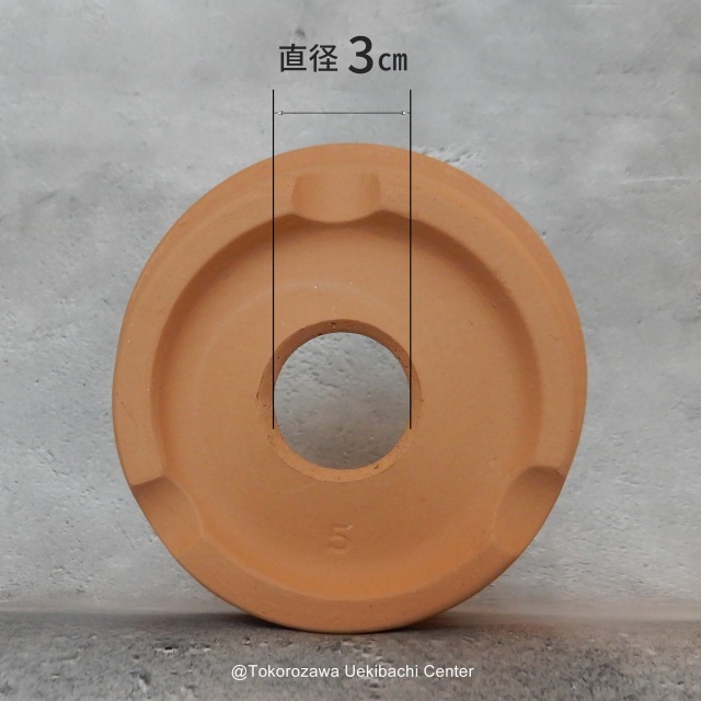 洋蘭　素焼き鉢　5.0号　5号　板倉製陶