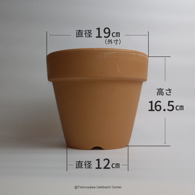 断熱鉢　　素焼き植木鉢　6個 洋蘭 素焼き鉢 6．0号 6枚 板倉製陶