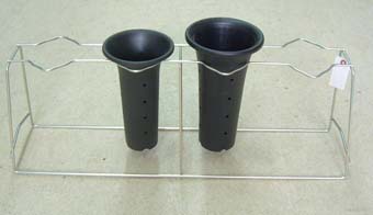 寒蘭専用　蘭掛け　4-4.5号用 4個掛け 寒蘭　掛 63x15x21.7cm(H)