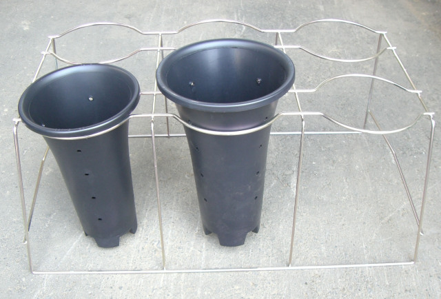 寒蘭専用　蘭掛け　6-6.5号用　6個掛け　寒蘭　掛 63x35.5x27cm(H）