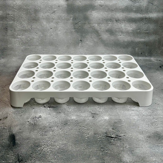 空中ポットレストレー 6.3cm 28穴 White 脚無