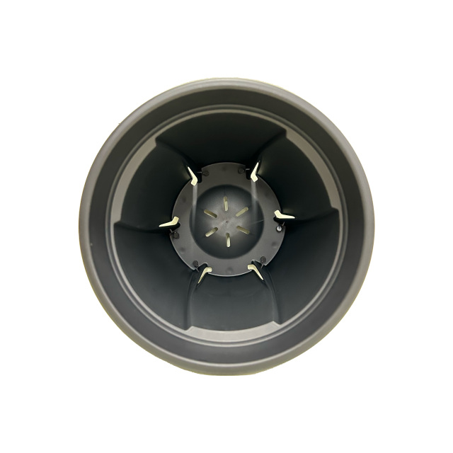 根っこつよし 8号 黒（ブラック) 56個入り スリット入りプラ鉢 ケース販売