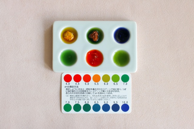 pH 検定器 比色式 PH測定 酸性 アルカリ性 簡単 土壌PH