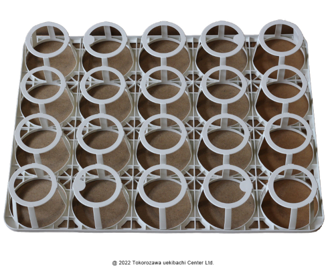 トレー 20穴 PMT-20 白（ホワイト） プラスチックトレイ 多肉植物 鉢