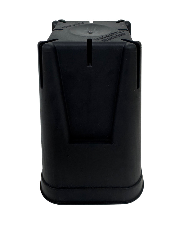 プレステラ深鉢 75 黒（ブラック) 10個セット スリット入りプラ鉢