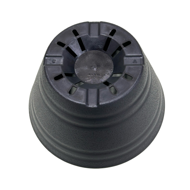 セラアート 平鉢 15号（約15cm） 黒（ブラック) 5個セット プラ鉢