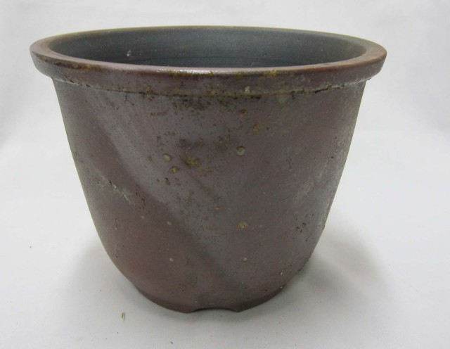 朝顔鉢　丹波鉢　6号　登り窯　丹波立杭焼