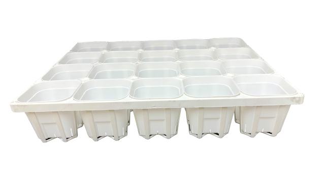 プラ鉢必殺鉢A-25S×105個+専用システムトレー3枚スリット鉢プレステラ多肉 プレステラ 通常型 黒 105 スリット入りプラ鉢