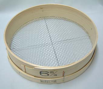 正規品】 試験用ふるい 200φ 真鍮枠ステン網 53μm 実用新案型 ...