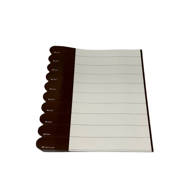 貼りラベル　(第3世代）　10シート（100枚）茶色　20ｘ180ｍｍ　/　ネコポス便可