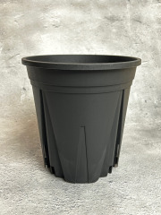 すくすくいい根ポット  6号 黒 (BK)1個 進化したスリット鉢　